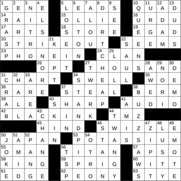 113022 NY Times Crossword 30 Nov 22, Wednesday