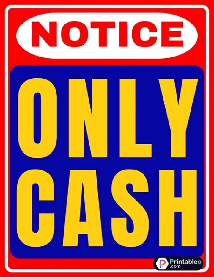 20+ Printable Cash Only Sign Download FREE PDFs