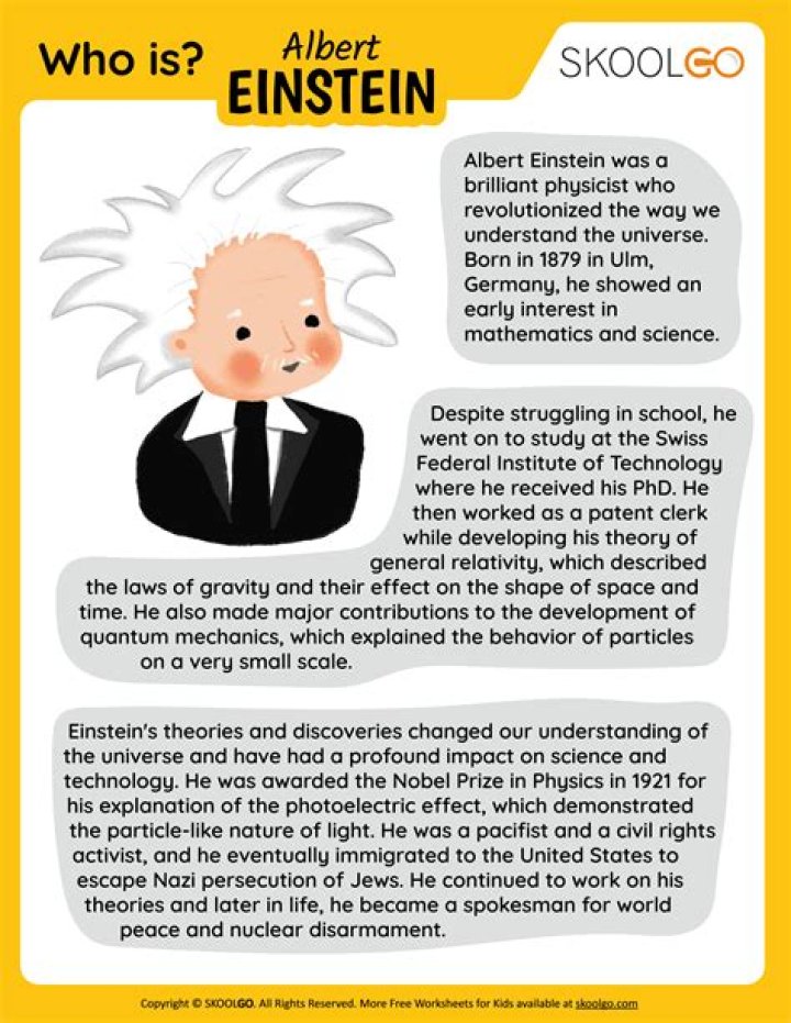 40 Interesting Albert Einstein Facts for Kids 2024 [Must Read]