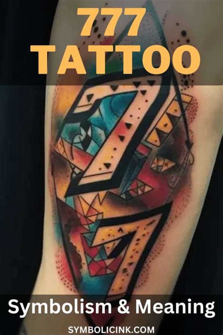 777 Tattoo Meaning & Symbolism (Gang Affiliation) Meaning Symbolism