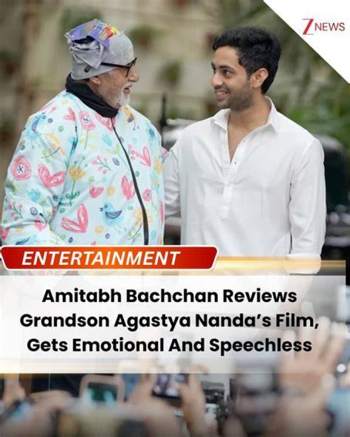 Amitabh Bachchan reviews grandson Agastya Nanda's The Archies trailer