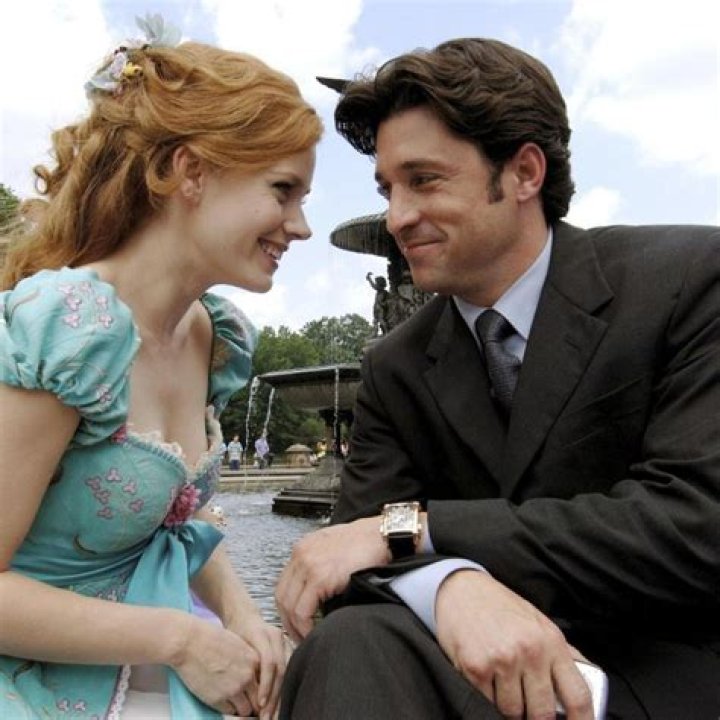 Amy Adams and Patrick Dempsey on the Set of DISENCHANTED in New York