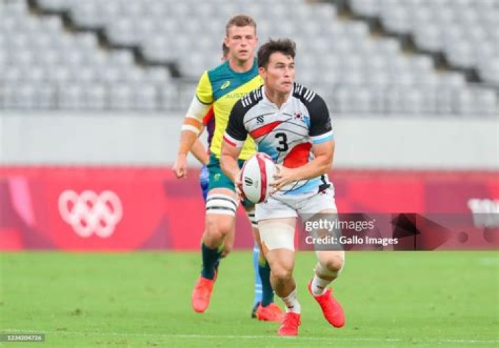 Andre Jin Kim Coquillard of the South Korean Men's Rugby Sevens Team