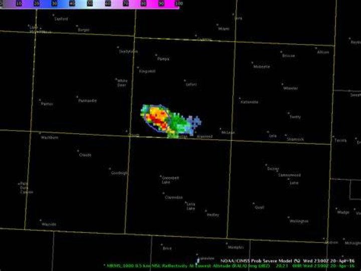 Another Prob Severe Success East of Amarillo EWP Blog