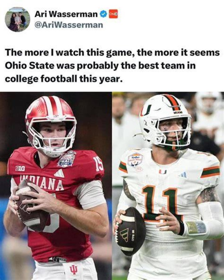 Ari Wasserman before College Football Championship YouTube