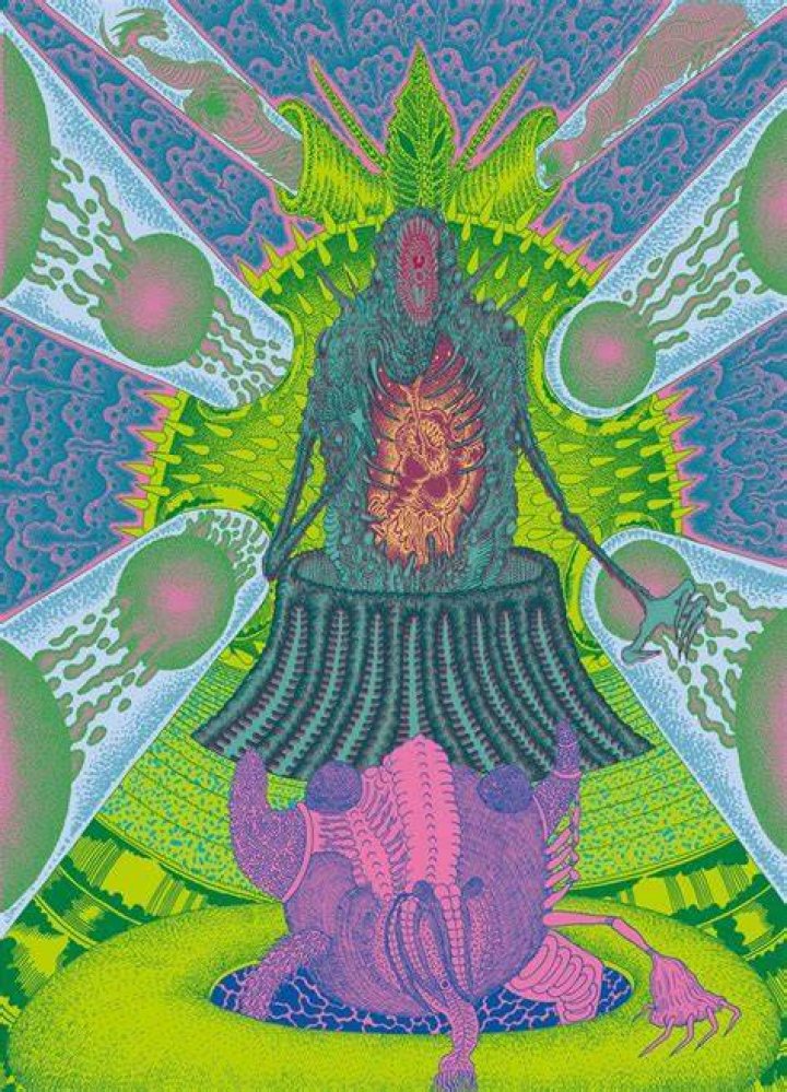 Artist Spotlight Tetsunori Tawaraya art, Texture graphic