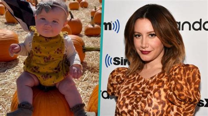 Ashley Tisdale takes baby Jupiter to first pumpkin patch after date