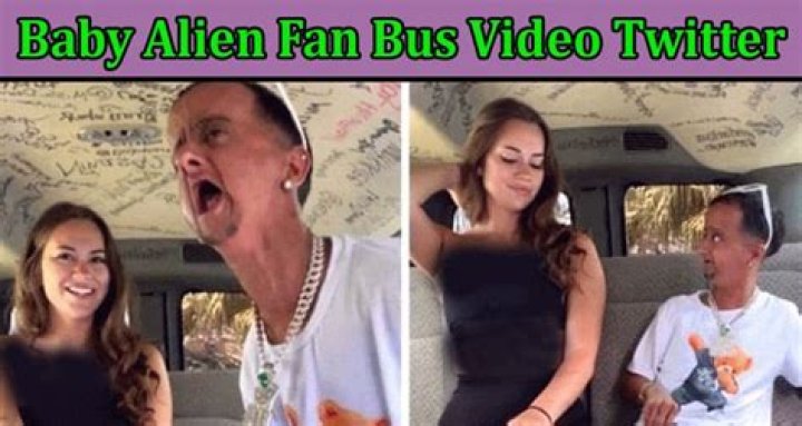 Baby Alien Fan Van Video Goes Viral Watch The Leaked Footage On My