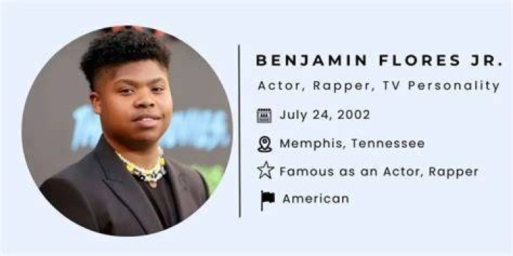 Benjamin Flores Jr. Age, Height, Net Worth (2023), Facts