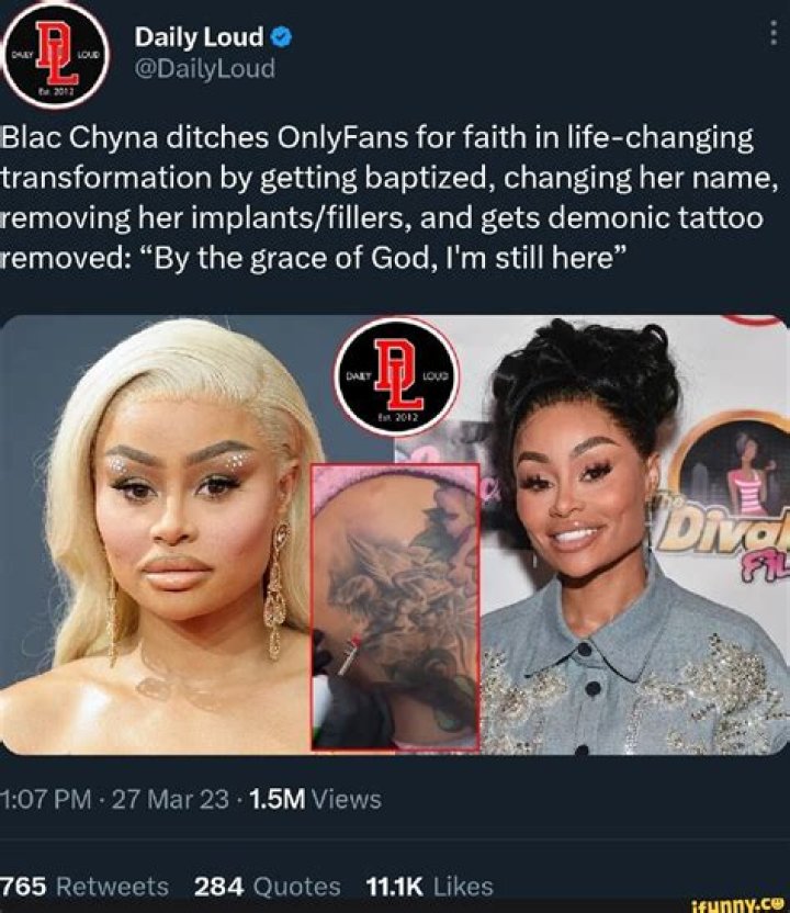 Blac Chyna ditches OnlyFans for faith in lifechanging transformation