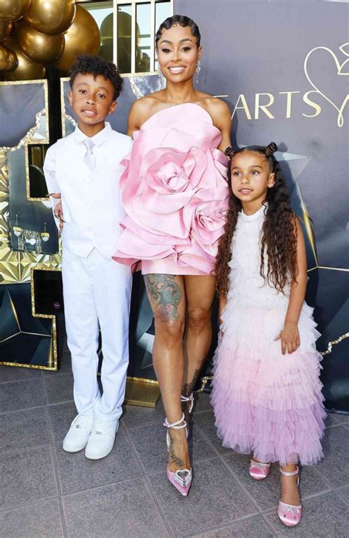 Blac Chyna Spends Easter with Daughter Dream and Son King Photos