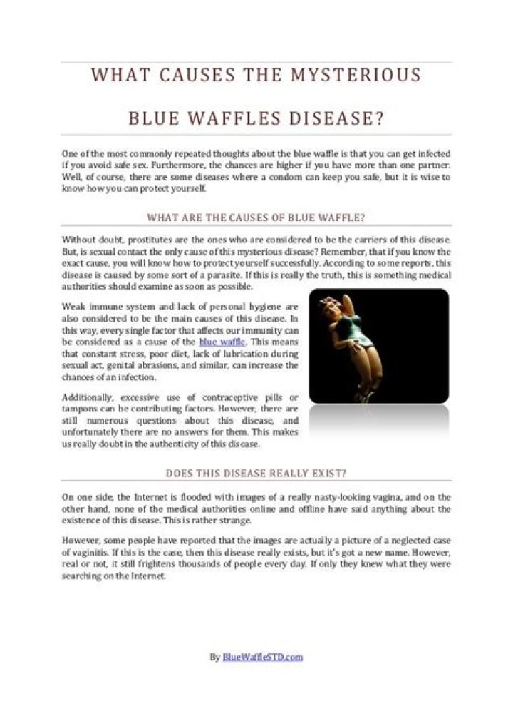 Blue Waffles Pictures, What is, Causes, Symptoms and Treatment