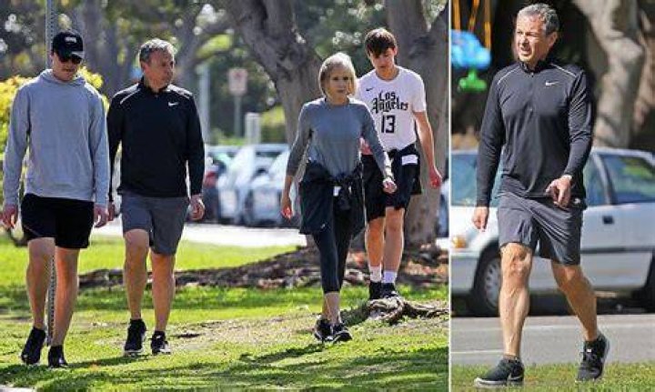 Bob Iger jogs with his family in California after ALL of his