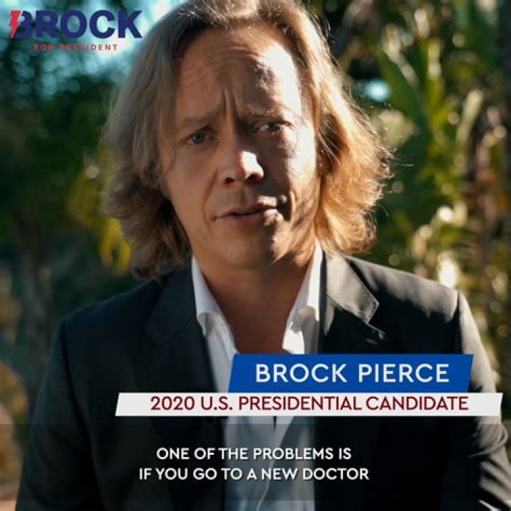 Brock Pierce, unabhängiger Kandidat für Präsidentschaftskampagnen in