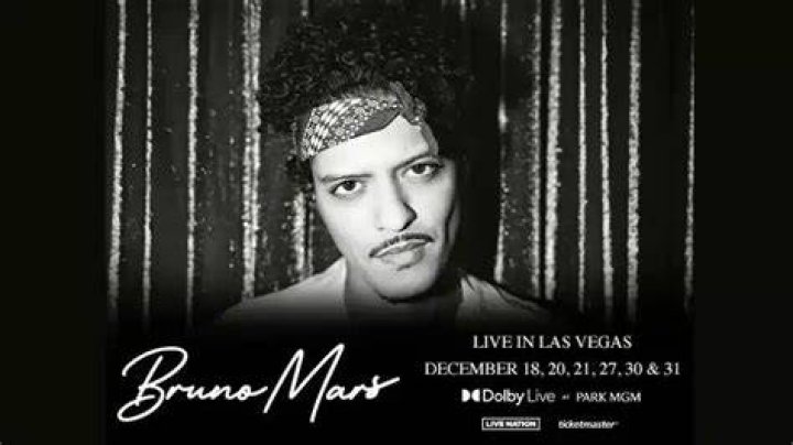Bruno Mars Las Vegas 2023 Presale Code (Live Nation Dolby Live, Las