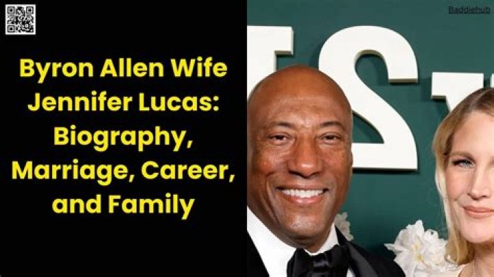 Byron Allen, wife Jennifer Lucas baby