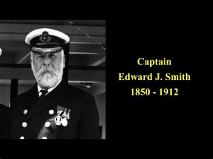 CAP. EDWARD J. SMITH Captain of Titanic Last moments... Rms titanic