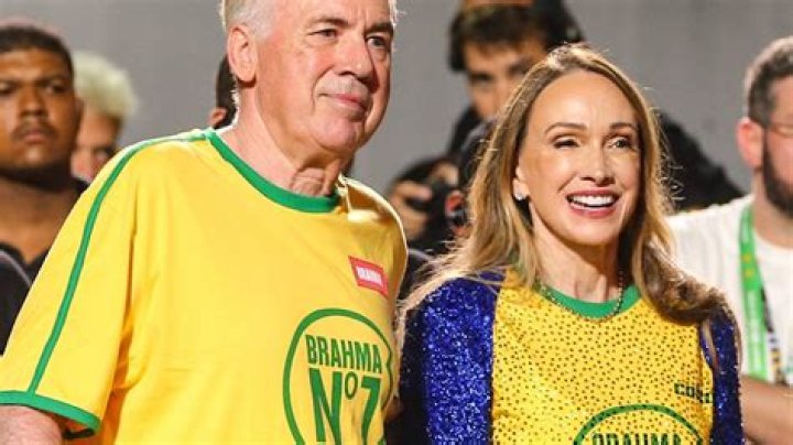 Carlo Ancelotti e mariann barrena mcclay Foto stock Alamy