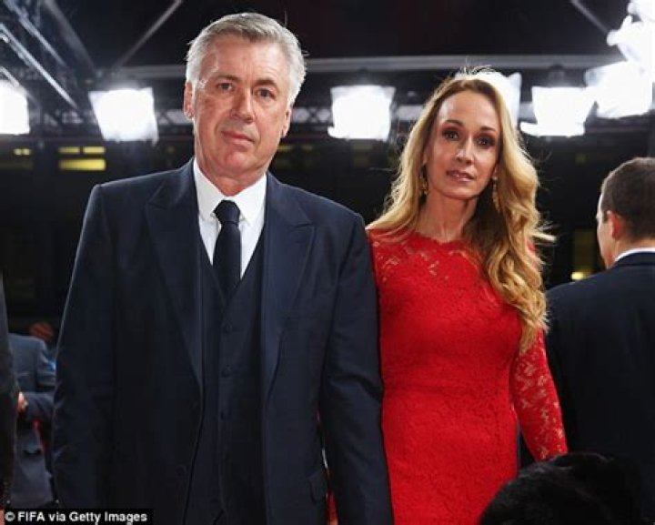 Carlo Ancelotti First Wife Former PSG coach Carlo Ancelotti and his