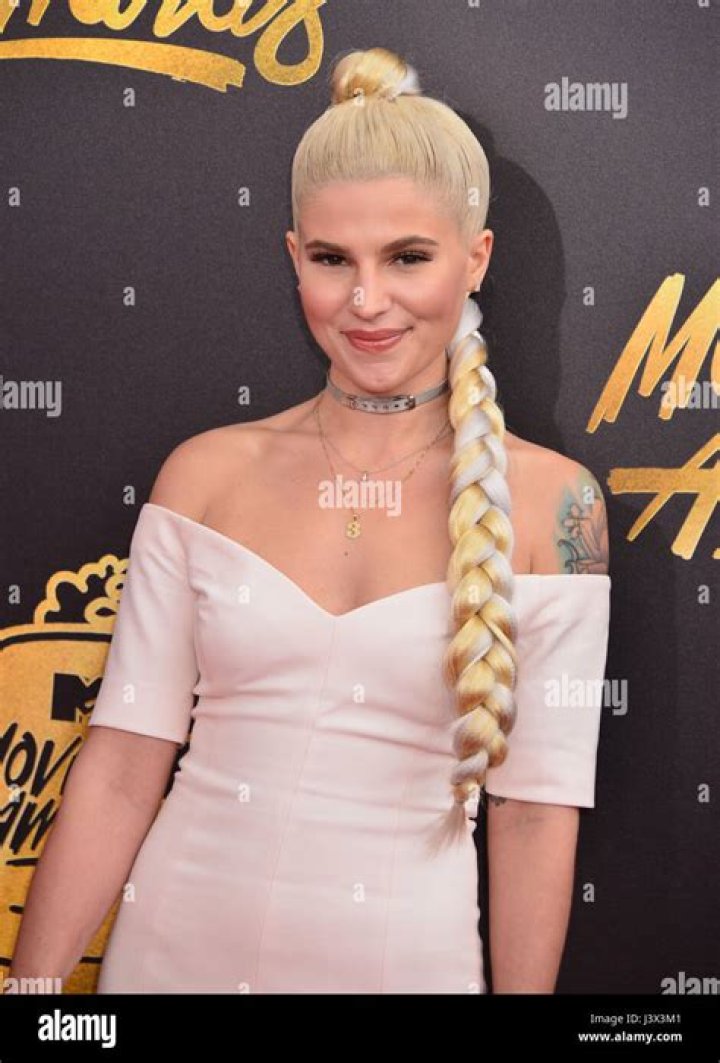 Carly Aquilino Celebrity Hair and Makeup at 2017 MTV Movie and TV
