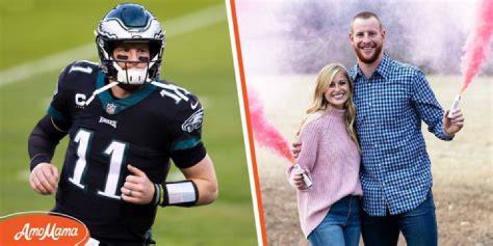 Carson Wentz and His Wife Just Home a Beautiful Daughter
