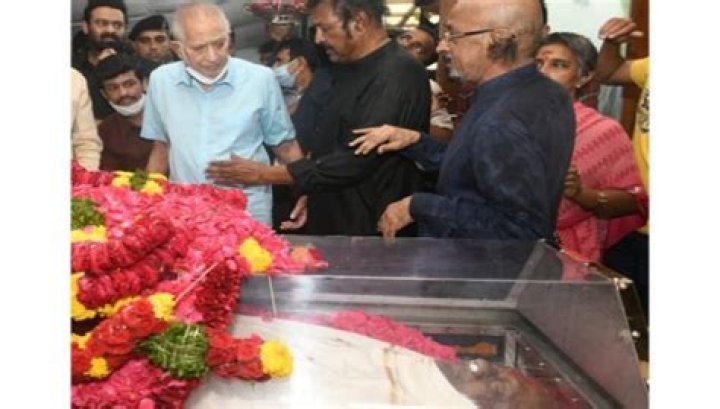 Celebrities pay tributes to Krishnam Raju Telugu Cinema