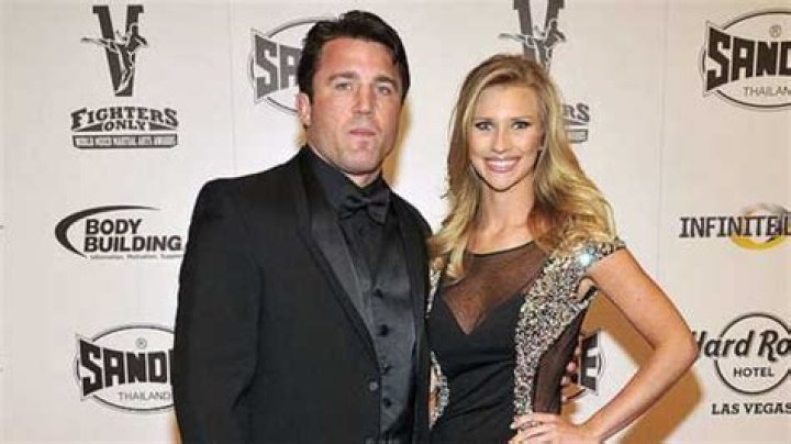 Chael sonnen and his wife brittany smith hires stock photography and