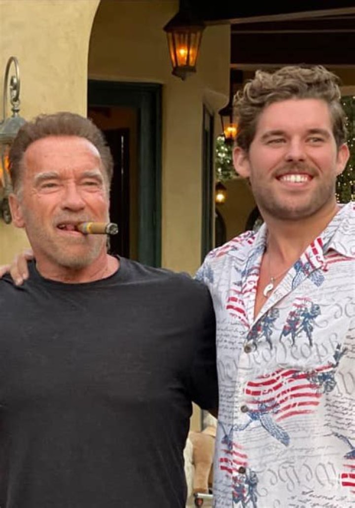 Christopher Schwarzenegger Grabs Lunch With Dad Arnold Photos