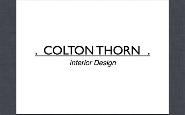 Colton Thorn Interior Design Cermai Inside design, New york school