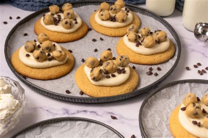 Crumbl Cookie Dough Cookies with Ice Cream Frosting Lifestyle of a Foodie