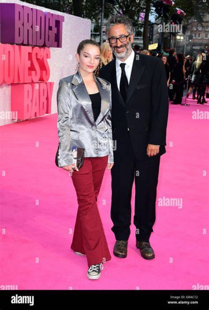 David Baddiel and Dolly Loveday Baddiel attending the world premiere of
