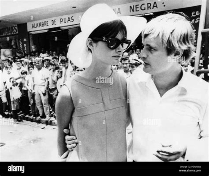 David McCallum, right, with his second wife, Katherine Carpenter, in