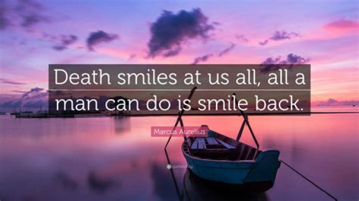 Death Smiles At Us All Quote / Quote Death Smiles At Us All All A Man