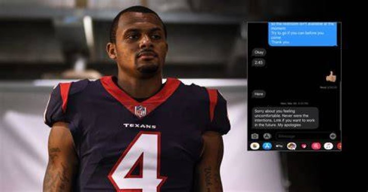 Deshaun Watson Text Masseuse / Wqtdbdptbgtvim Lawyer tony buzbee