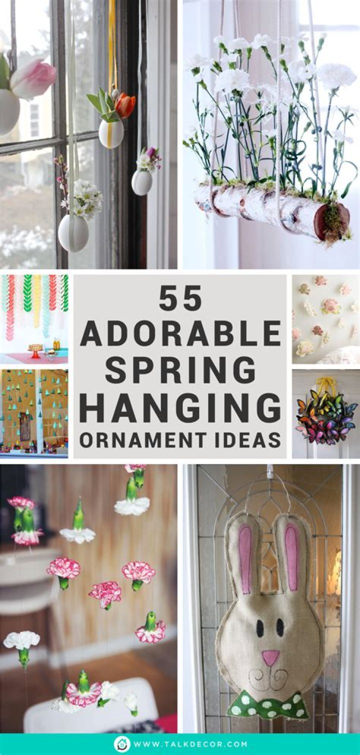 Discover The Allure Of Hanging Spring Decorations