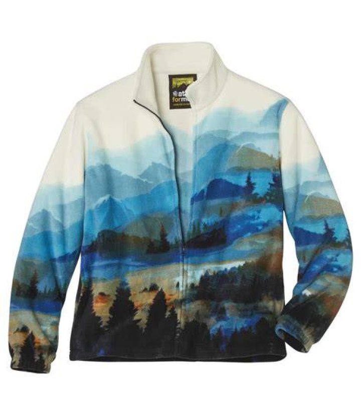 Discoveries In Animal Print Fleece Jackets