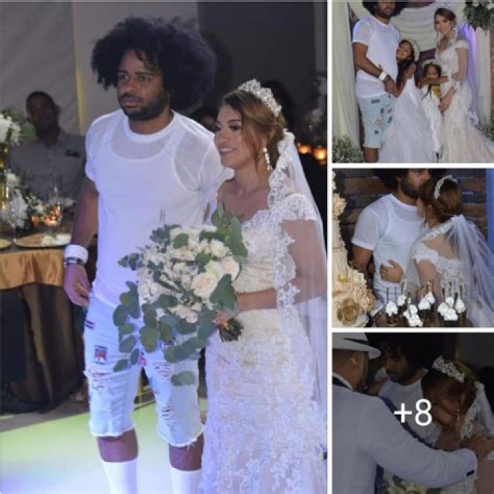 Dominican singer, Nfasis goes viral as he weds in Tshirt and ripped