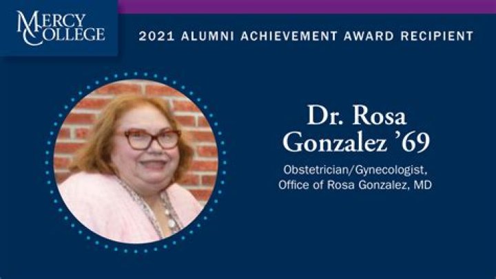 Dr. Rosa Gonzalez '69 Mercy University