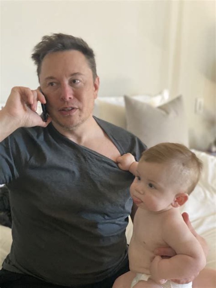 Elon Musk Shared New Pic Close Up Pic Of Son X &AElig; A12