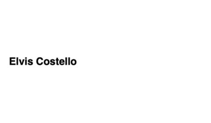 Elvis Costello Height