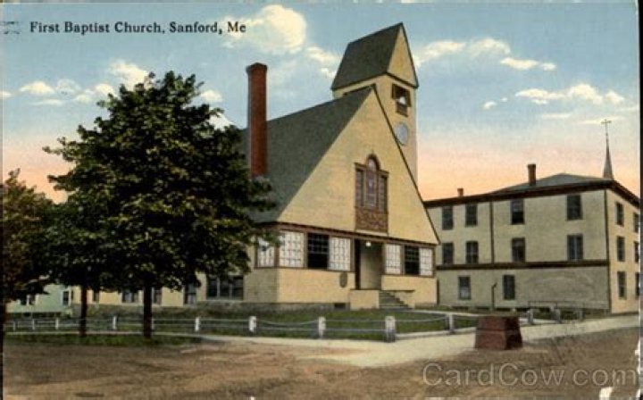 First Baptist Church. Sanford, Maine. Built 1888. Paul Chandler