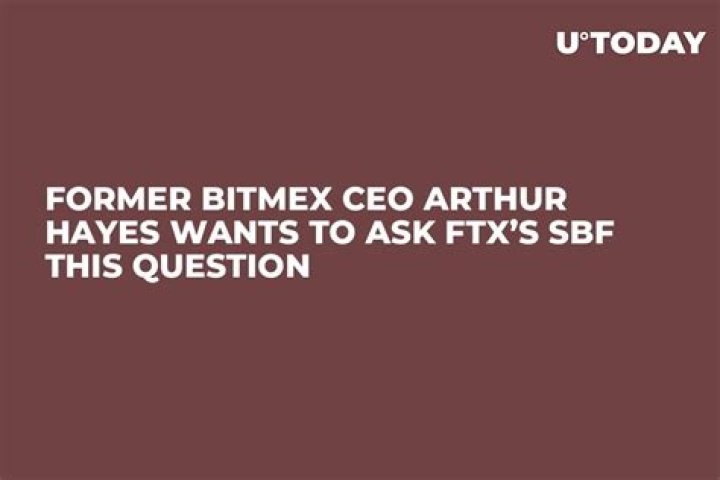 Former BitMEX CEO Arthur Hayes Surrenders to Face Charges Bloomberg