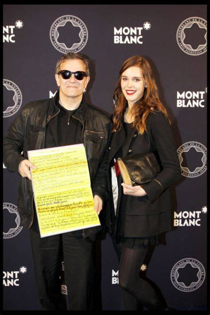 Francis Huster et Gaia Weiss lors de la vingtième édition du Prix