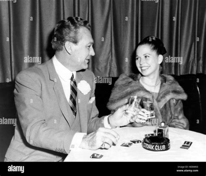 From left Forrest Tucker and third wife, Marilyn Fisk proposing a