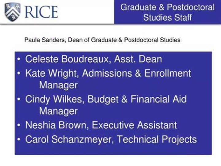 Graduate & Postdoctoral Studies