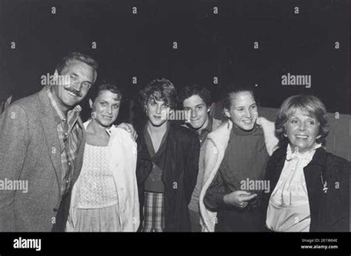 HAL LINDEN with family at Spago's in West Hollywood Credit Ralph