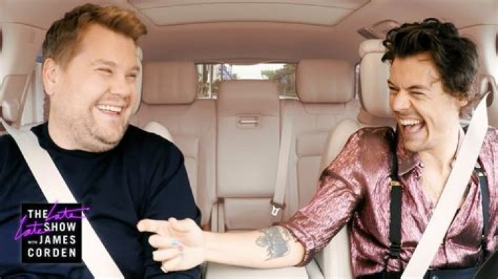 Harry Styles and James Corden make a music video for just 300