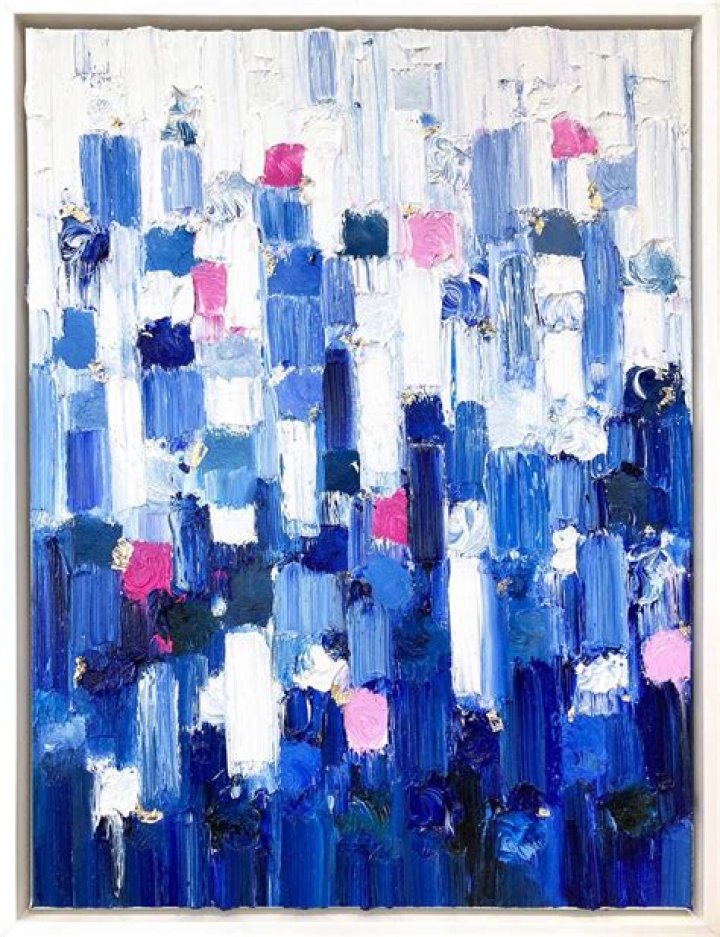 Her love of painting began in childhood, blossomed after retirement