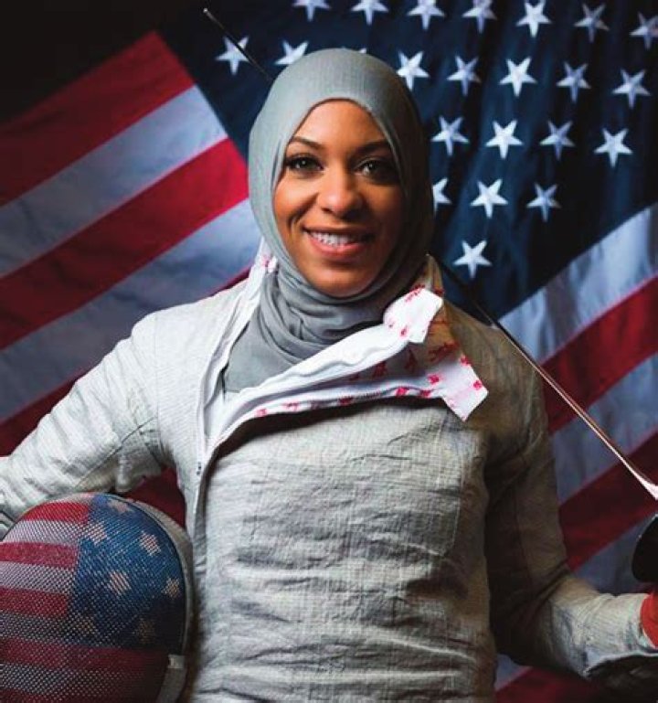 Ibtihaj Muhammad makes U.S. history, wears hijab in Rio ABC7 Los Angeles