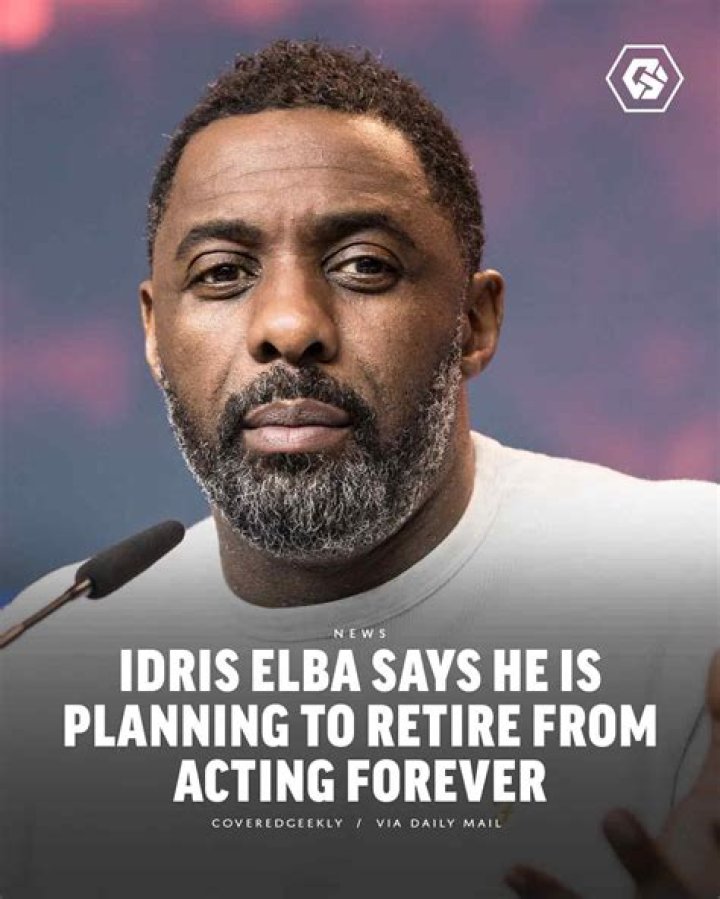 Idris Elba says he is 'sensitive' to criticism about his climate change